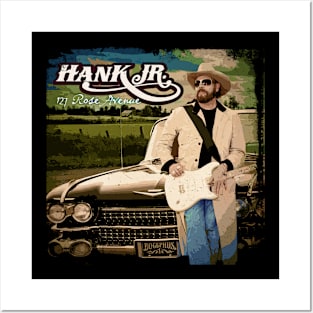 Legendary Rebel Hank Jr.'s Iconic Status Posters and Art